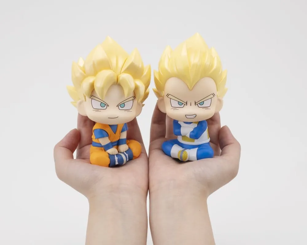 Dragon Ball DAIMA Look Up PVC Figures 2-Pack Super Saiyan Son Goku (mini) & Super Saiyan Vegeta (mini) 11 cm (with gift)